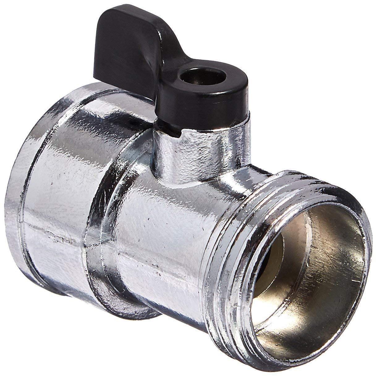 2 Pack - Orbit Metal Shut-Off Coupling for Garden Hose - Durable Brass Valve with On/Off Control, Leak-Proof Connection for Outdoor Watering, Sprinklers & Washing Cars