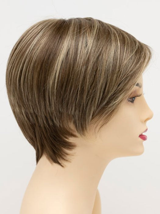 Billie Human Hair & Synthetic Hair Blend Mono Top Wig - Natural Look & Comfort for Daily Wear, Cosplay, and Special Occasions