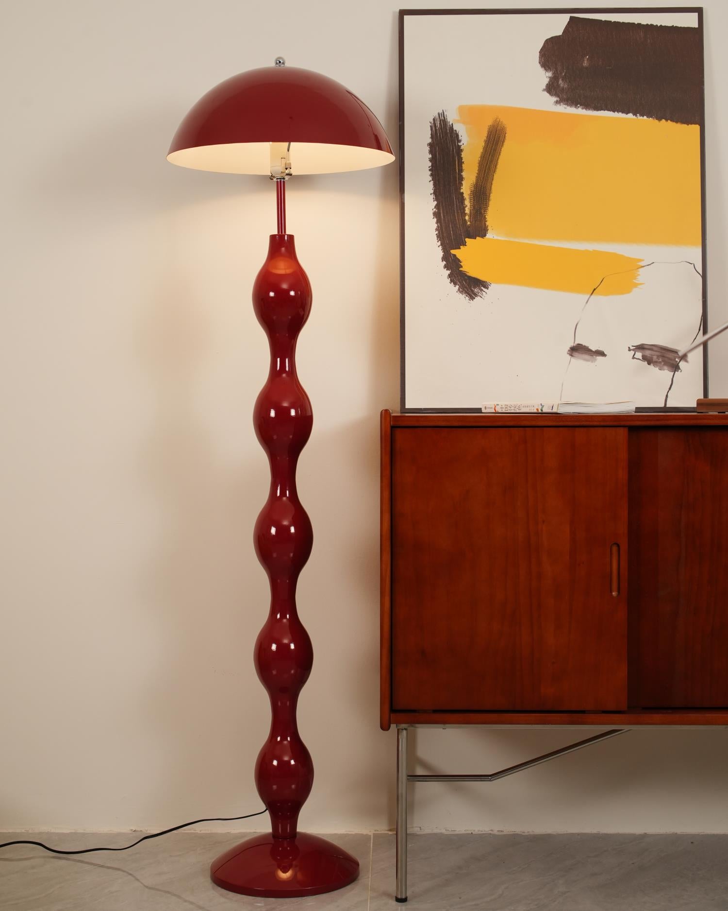 Modern LED Drop Floor Lamp with Adjustable Brightness - Stylish Standing Light for Living Room, Bedroom, or Office - Perfect for Reading, Relaxing, and Ambient Lighting