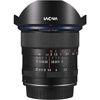 Laowa 12mm f/2.8 Zero-D Nikon AI Mirrorless/SLR Wide Angle Lens - Black | Ultra Wide Prime Lens for Nikon Z, F Mount | Perfect for Landscape, Architecture & Astrophotography