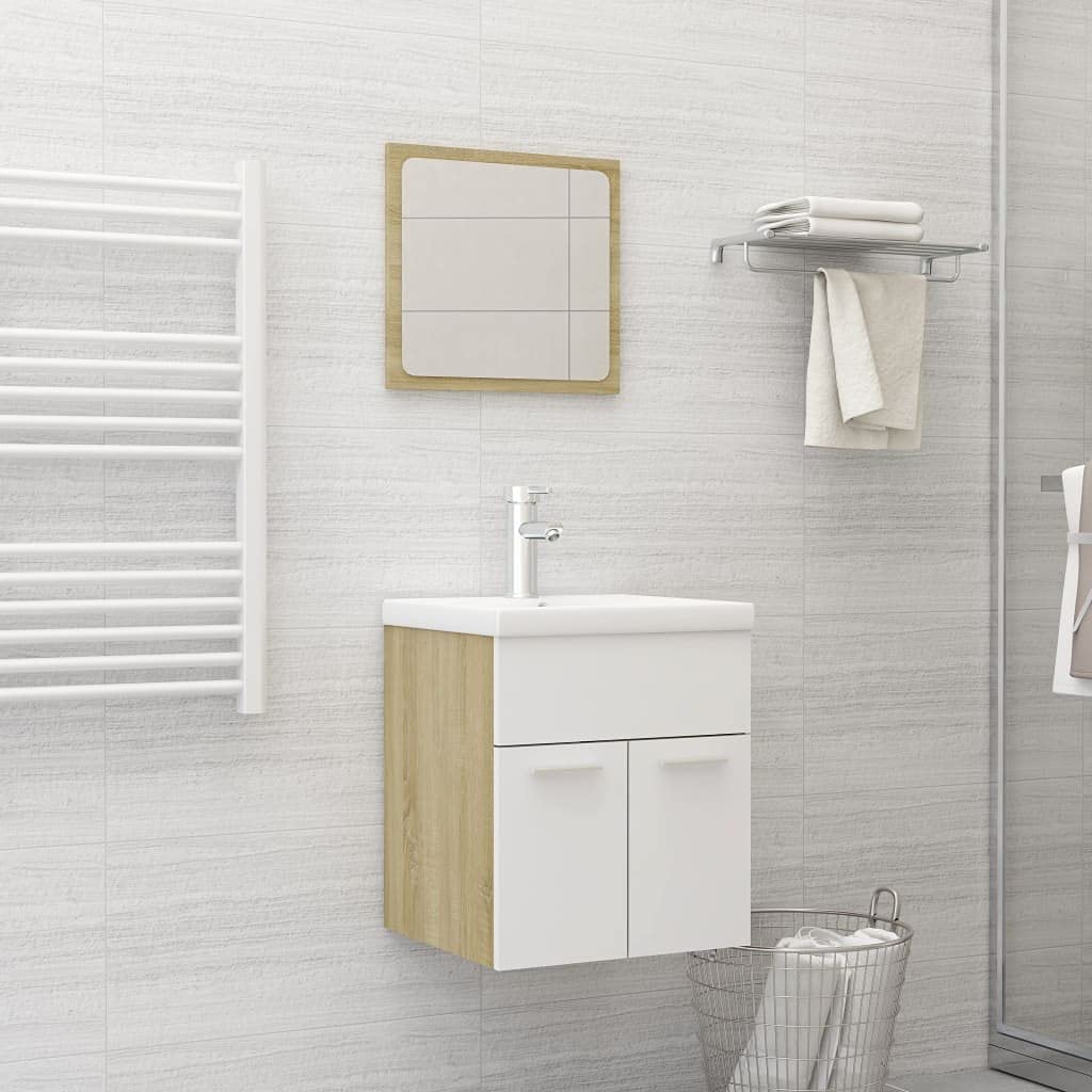 Double Door Bathroom Storage Cabinet with Mirror - Multifunctional Organizer for Bathroom, Kitchen & Laundry Room - Perfect for Small Space Organization & Home Decor
