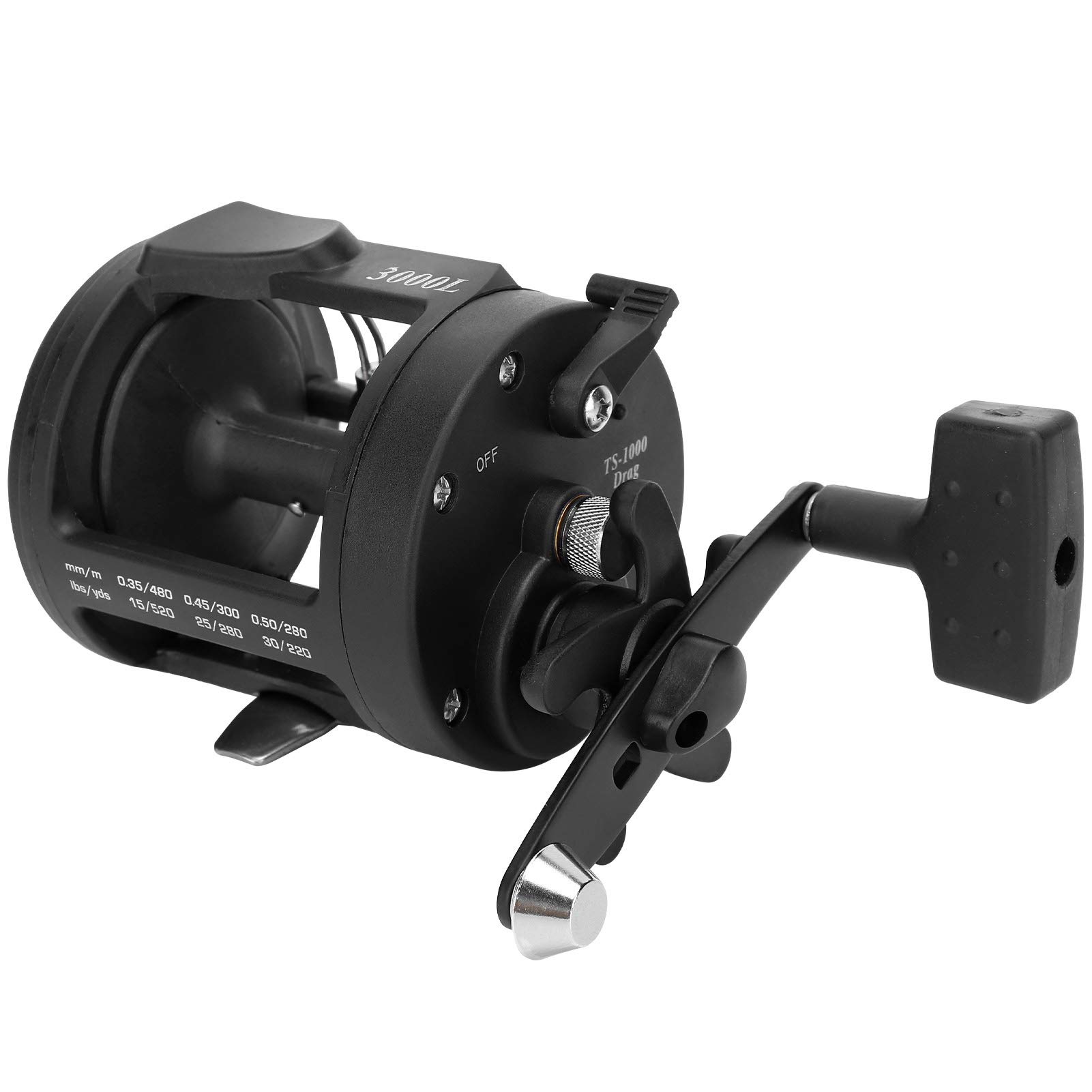 Vbest Life High-Speed Baitcasting Fishing Reel - 3.8:1 Gear Ratio, 1BB Smooth Operation for Saltwater & Freshwater Fishing | Perfect for Bass, Trout & Deep Sea Angling