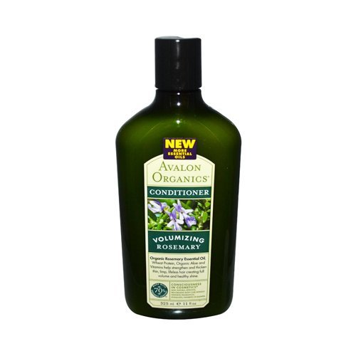 Eco-Friendly Avalon Rosemary Volumizing Conditioner - 11 Oz for Thicker, Fuller Hair - Natural & Organic Hair Care - Perfect for Daily Use & Scalp Health