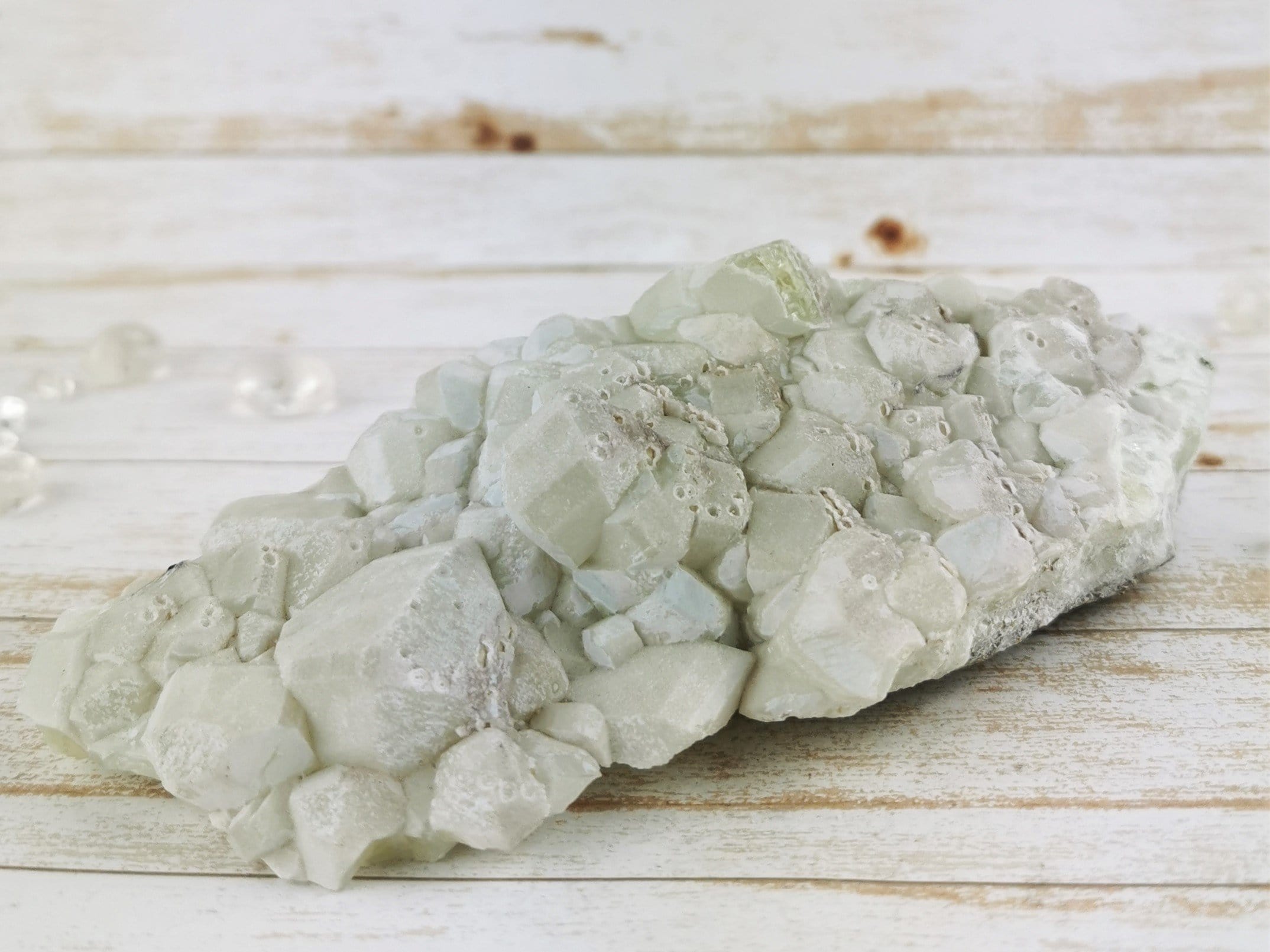Natural Datolite Crystal Specimen - Rare Mineral Collection for Healing, Meditation & Home Decor | Perfect for Gemstone Enthusiasts & Spiritual Practices