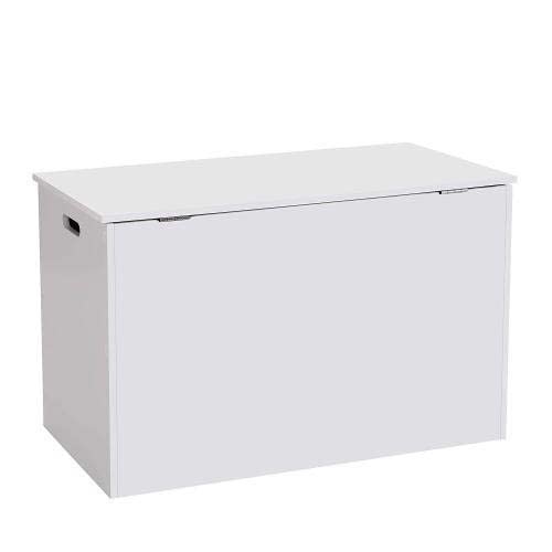 JINDAO Lift Top Storage Stool - Wooden Entryway Bench with 2 Safety Hinges, Multi-Purpose Toy Box & Shoe Storage - Perfect for Living Room, Bedroom, or Nursery Organization