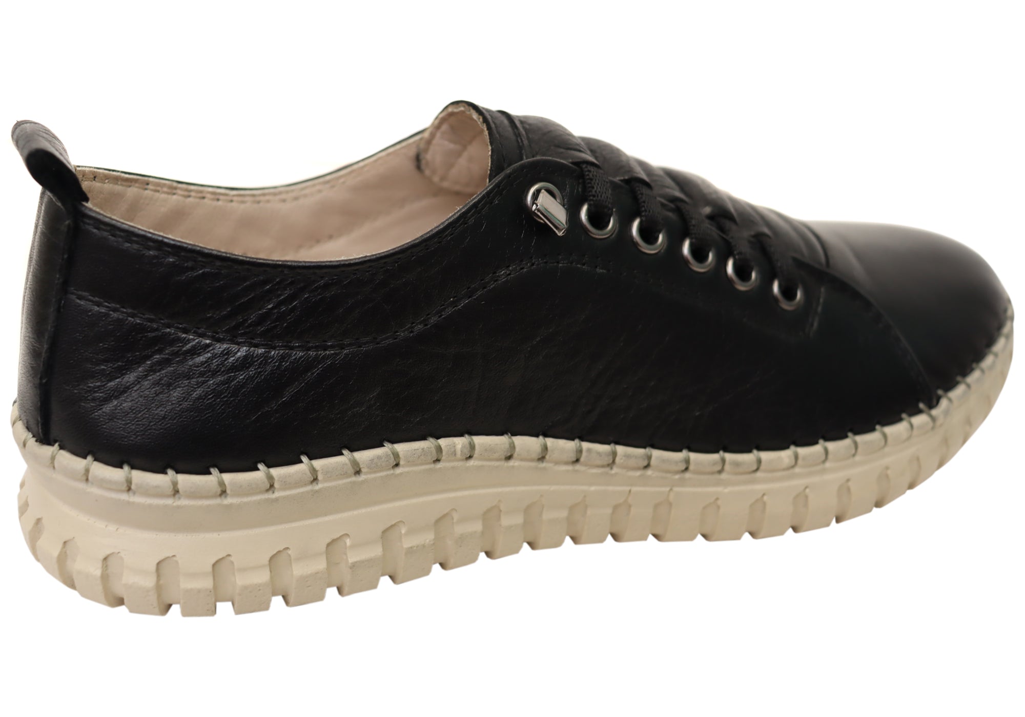 Orizonte Imogen Women's Comfortable Leather Slip-On Loafers - European Style Casual Shoes for Work, Travel & Everyday Wear