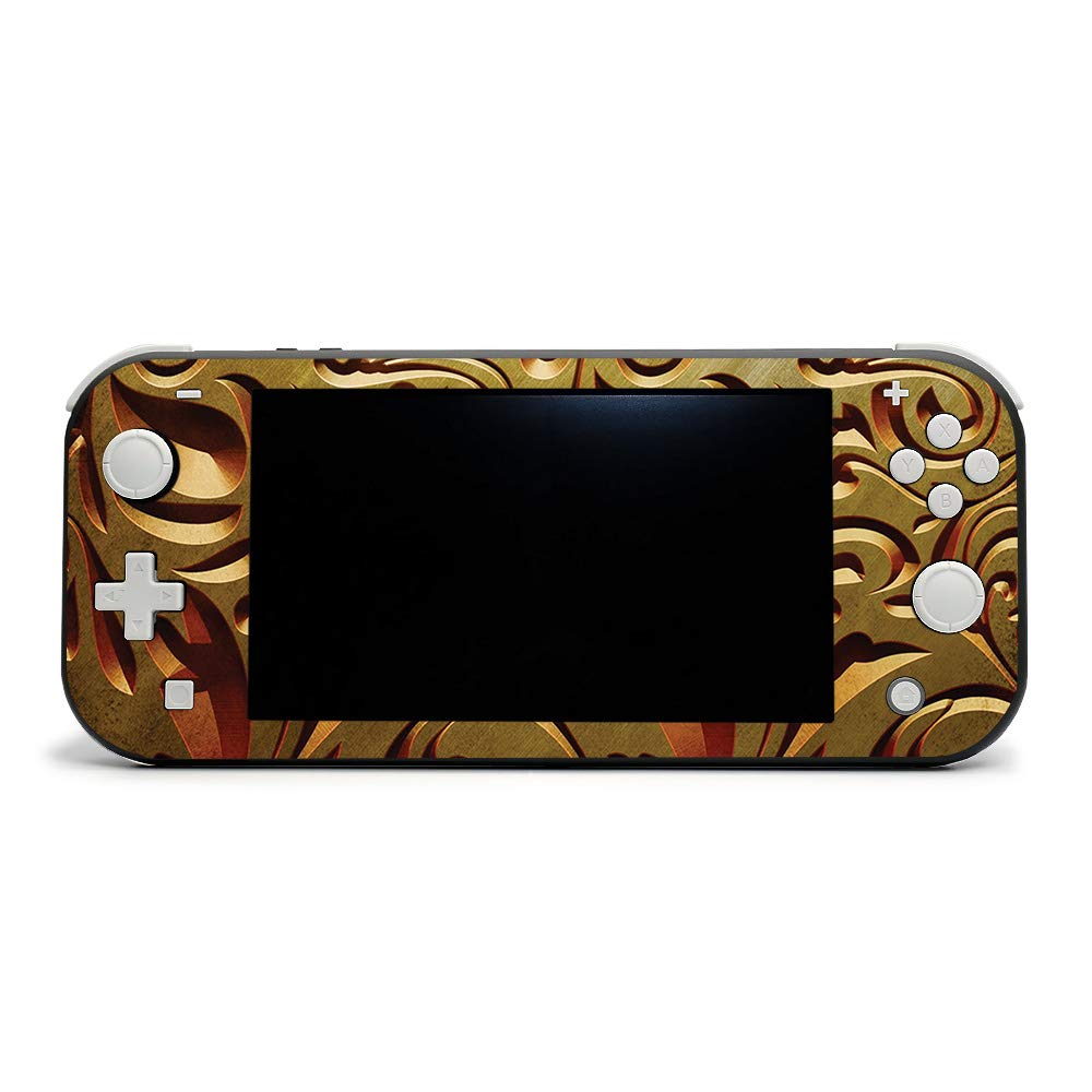 MightySkins Protective Vinyl Decal Wrap Cover for Nintendo Switch Lite - Mosaic Gold Design | Durable, Scratch-Resistant Skin | Easy to Apply & Remove | Made in USA | Perfect for Gaming, Travel & Personalization