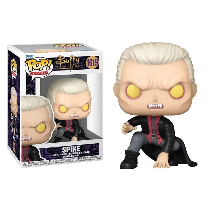 Buffy The Vampire Slayer Pop! Vinyl Figure - Spike (Vampire) #1619 - Collectible Funko Pop! for TV Show Fans and Gift for Horror Lovers