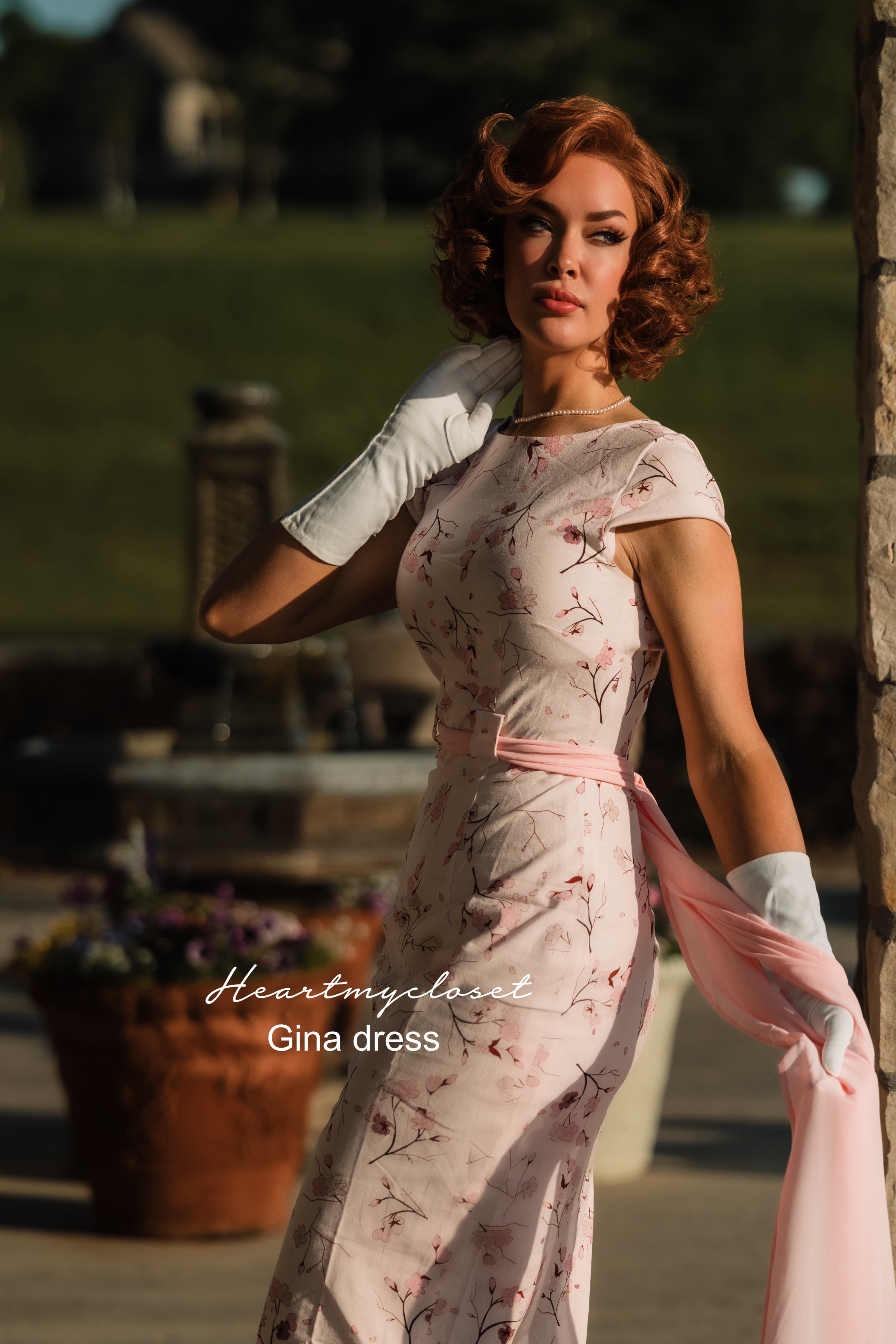 Gina The Tourist Dress - Movie Inspired Linen Pencil Dress for Women | Elegant Office Wear & Summer Cocktail Party Outfit