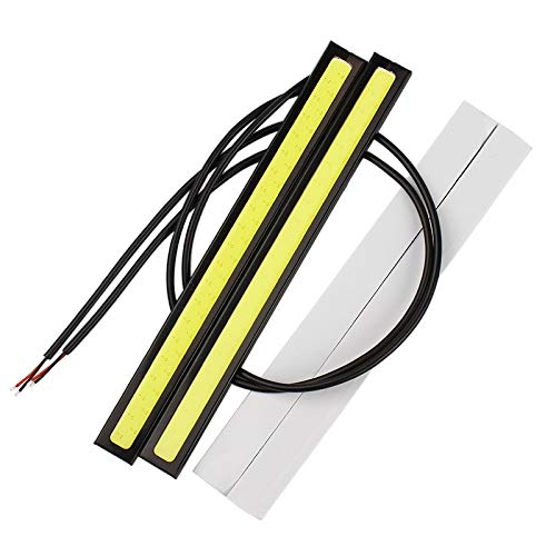 HIGHER MEN 217CM 65 COB DRL Daytime Running Lights - Red Green Pink LED Car Styling Tail Fog Lamp with Motor Brake Light | Durable Interior Car Light Accessories for Enhanced Visibility & Safety | Perfect for Night Driving, Car Shows & Vehicle Customization