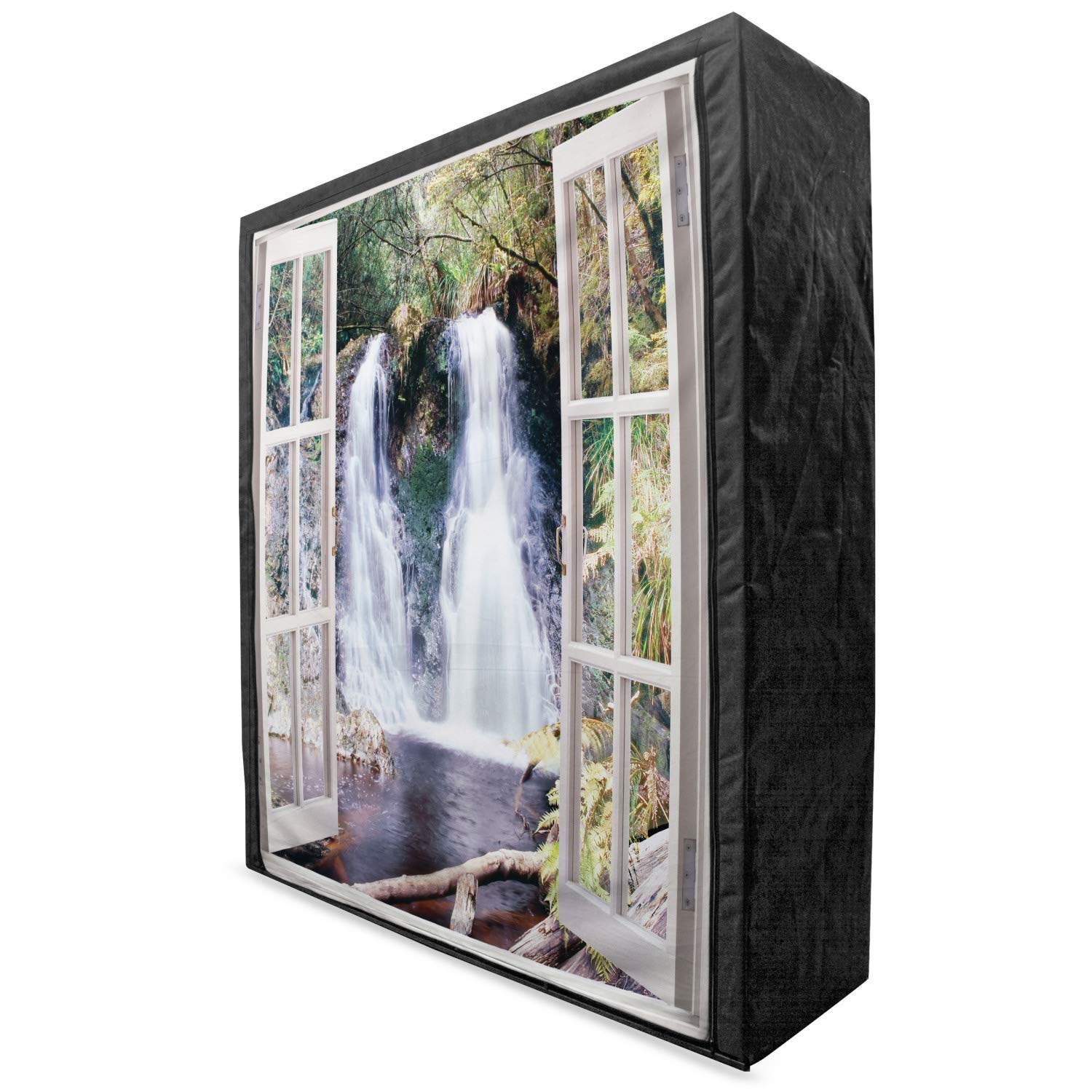 Ambesonne Waterfall Portable Fabric Wardrobe - 59