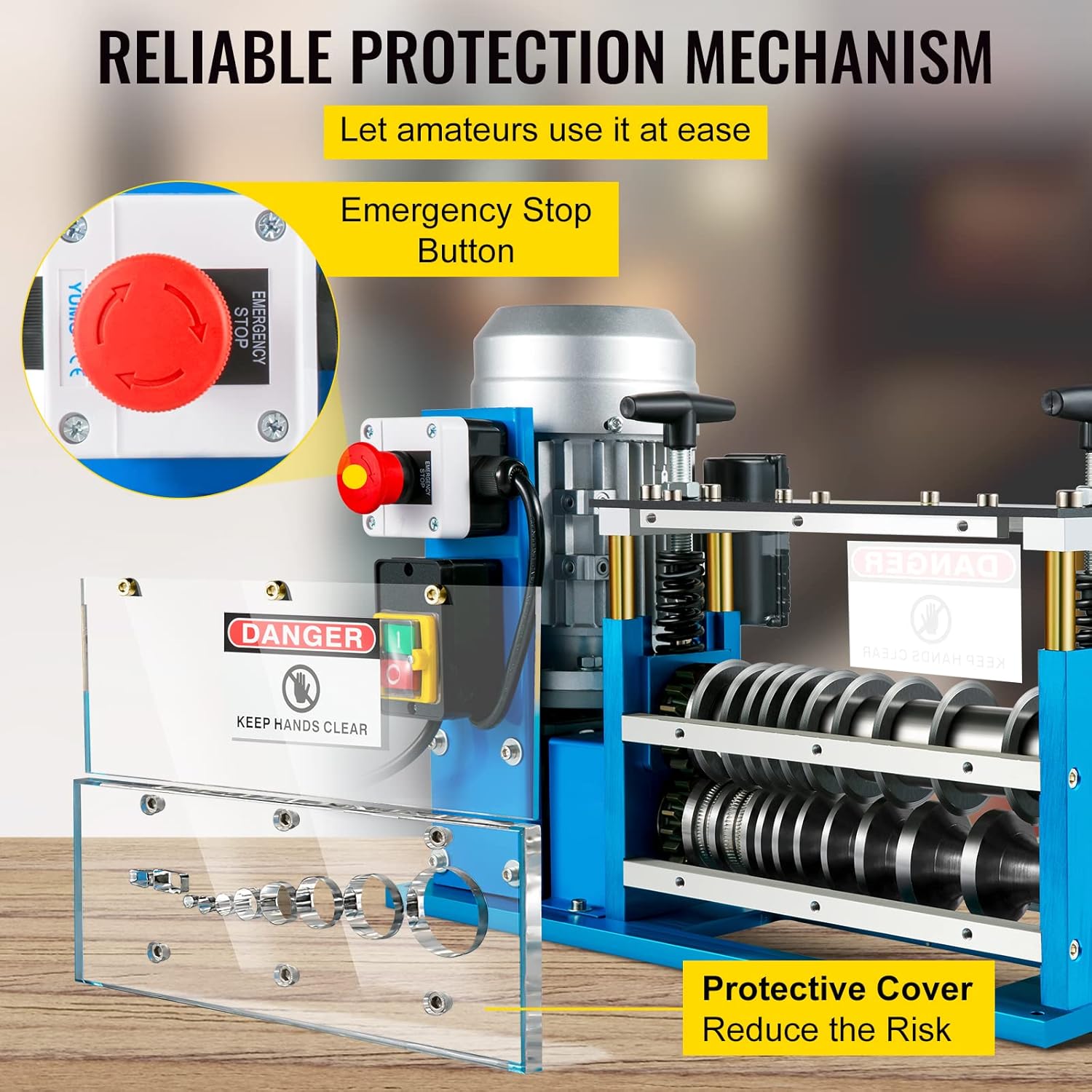 11 Channel Automatic Wire Stripping Machine - Strips 0.06 to 1.5mm Cables (215543) | Perfect for Electricians, DIY Projects & Home Wiring Repairs