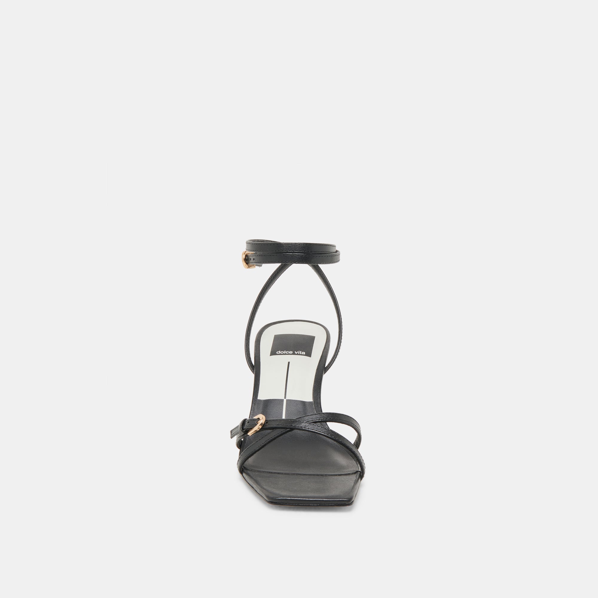 BAMBY Women's Black Leather High Heels - Stylish & Comfortable Dress Shoes for Party, Wedding & Evening Events
