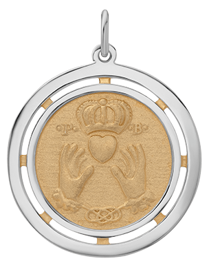 Elegant Test of Time Pendant - Sterling Silver & Gold Vermeil Necklace for Women | Perfect for Anniversary Gifts, Date Nights & Special Occasions