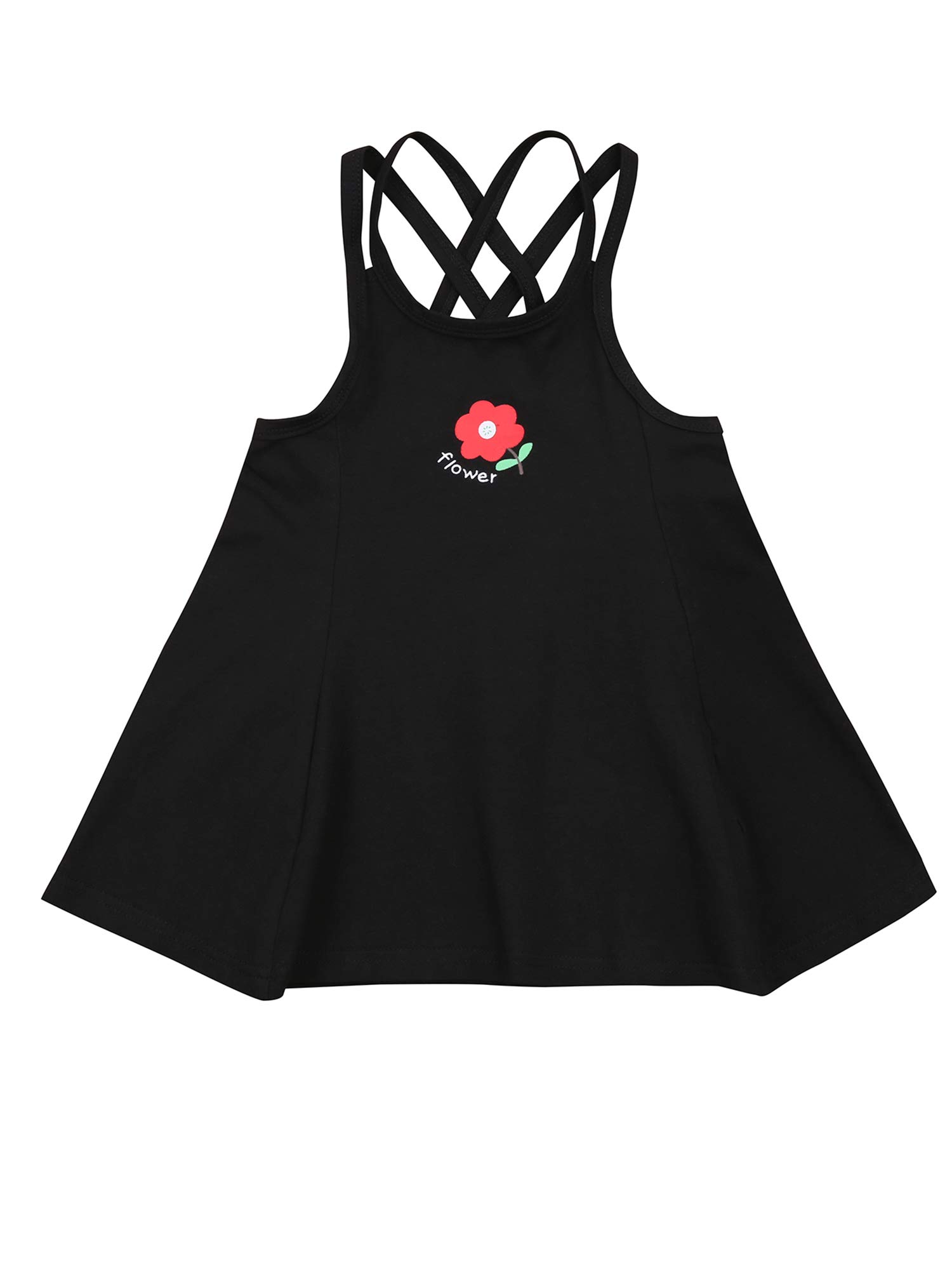 Specialtyliu Toddler Baby Girl Sleeveless Ruffle Dress with Suspenders - Floral Printed Summer Outfit for Playdates, Parties & Photo Shoots