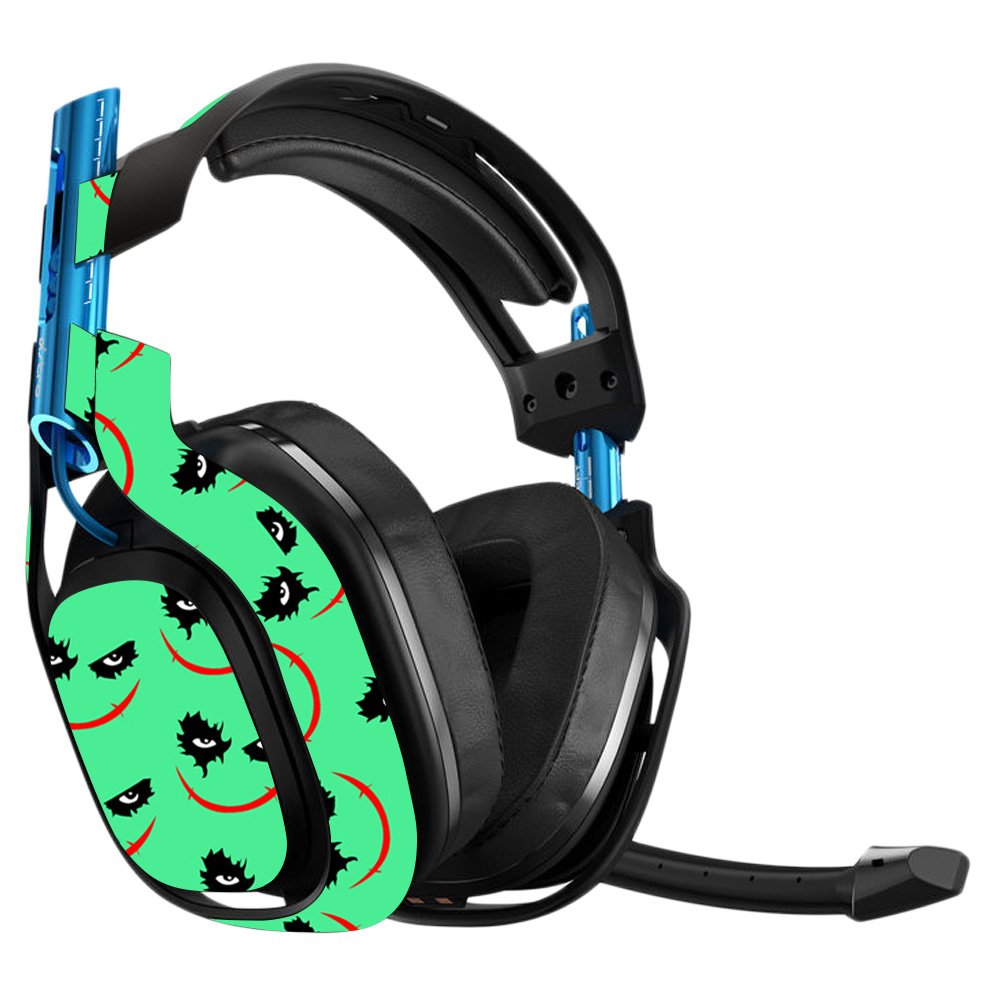 Astro A50 3rd Generation Gaming Headset Skin - Why So Serious Protective Vinyl Decal Wrap | Durable, Easy to Apply & Change Styles | Made in USA | Perfect for Gaming, Streaming & Headset Protection
