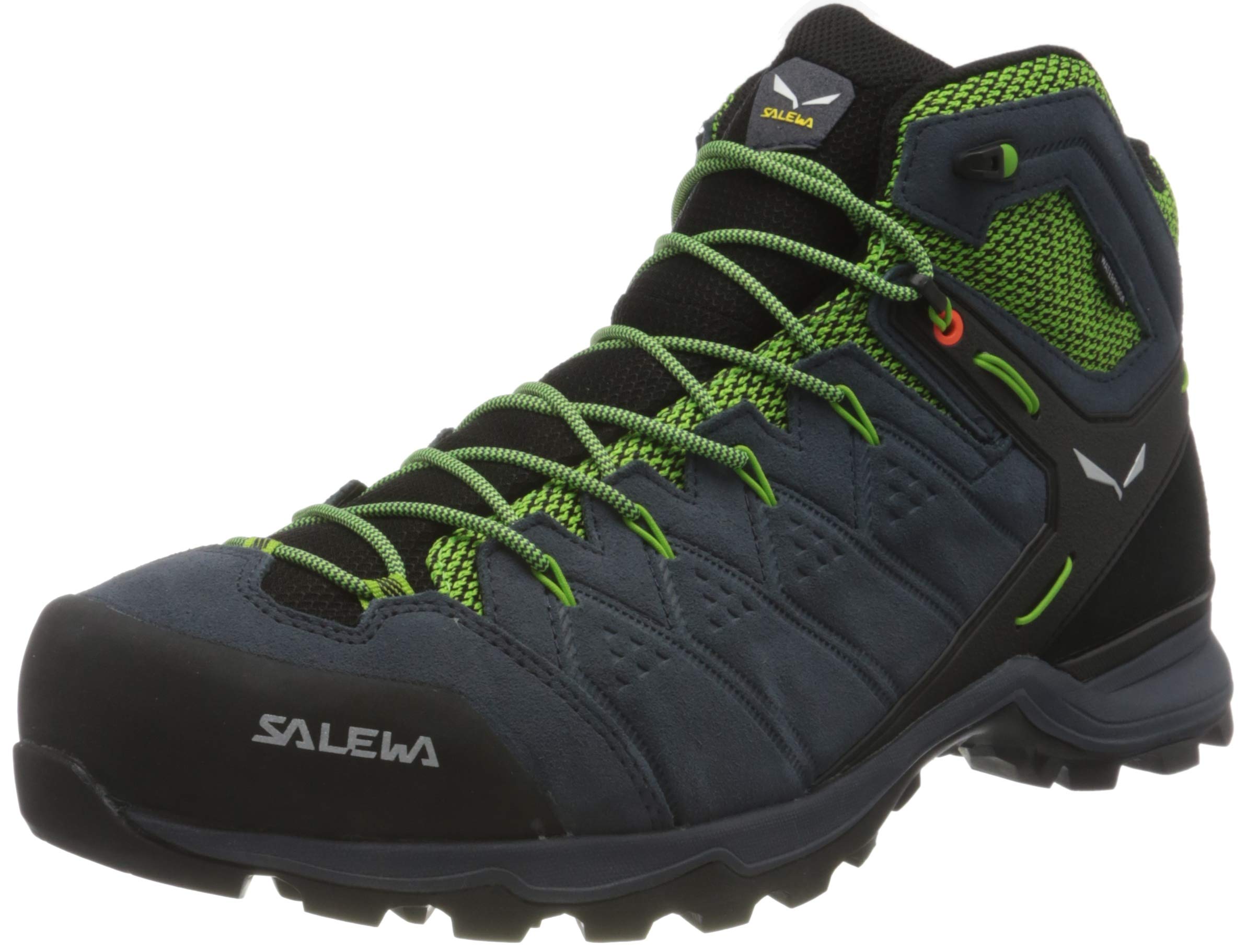 Salewa Alp Mate Mid Waterproof Hiking Boots for Men - Lightweight & Durable Outdoor Trekking Shoes for Mountain Climbing, Backpacking & Trail Adventures
