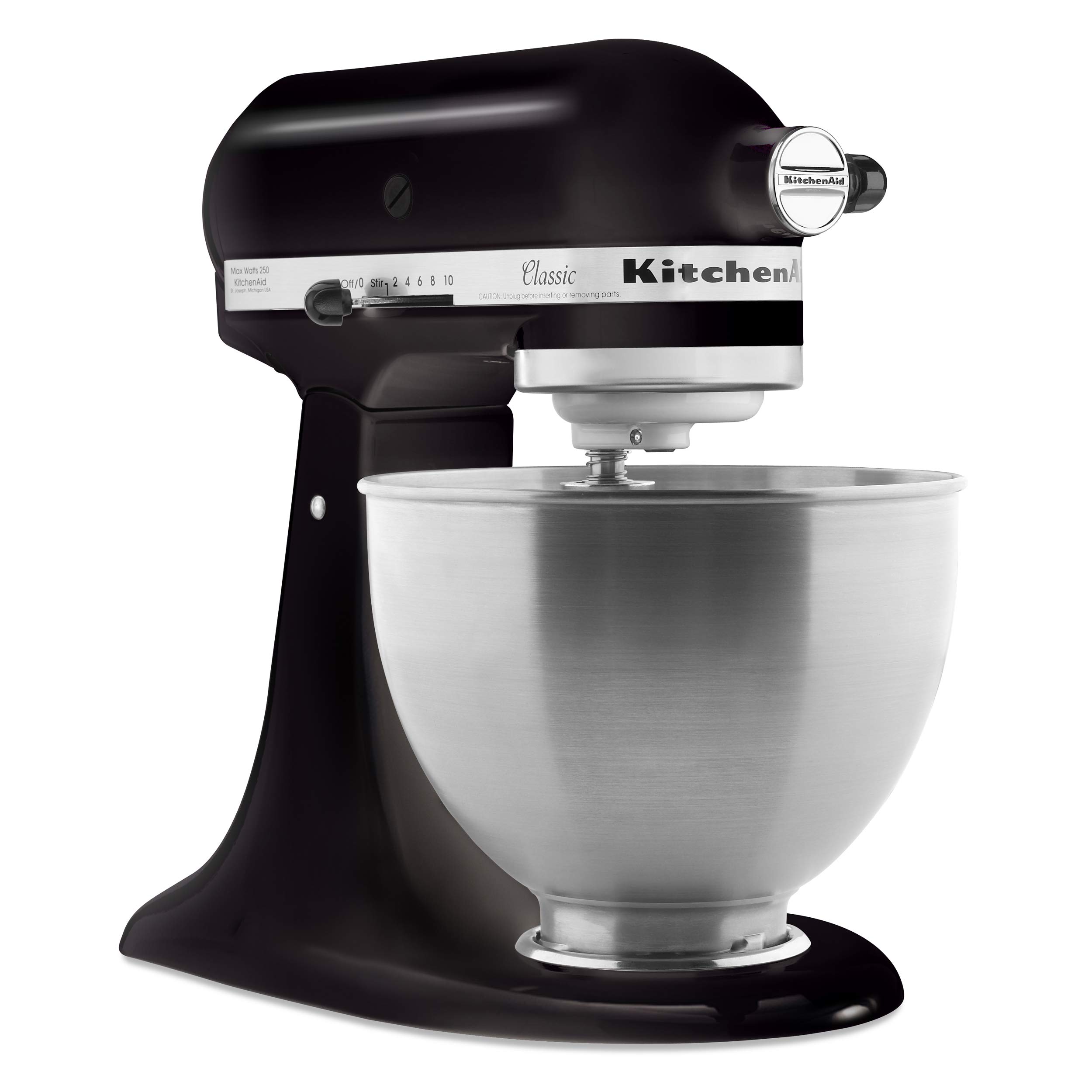 KitchenAid Classic Series 4.5-Quart Tilt-Head Stand Mixer with Metal Food Grinder Attachment | Powerful Baking & Cooking Appliance for Home Bakers | Perfect for Dough, Cookies, Cakes & Meat Grinding