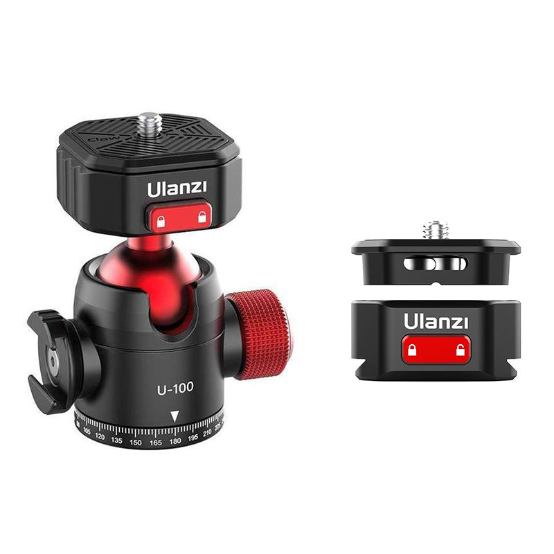 Ulanzi Gen II Claw Quick Release System - Secure Camera Mount for DSLR, Mirrorless & Action Cameras - Perfect for Vlogging, Photography & Outdoor Adventures