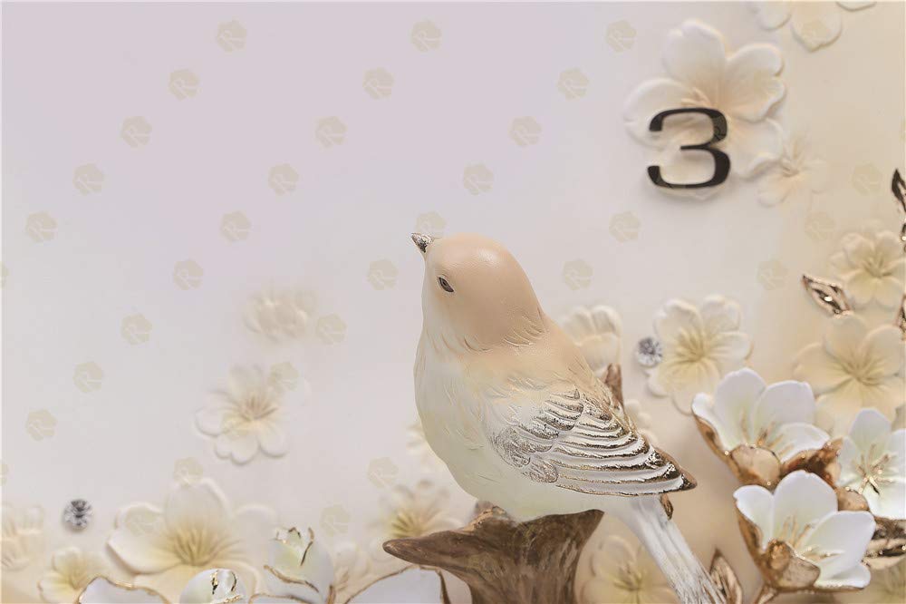 RELIFE 3D Embossed Wall Clock - Modern Home Decor for Living Room, Bedroom & Office - Unique Wall Design with Silent Movement