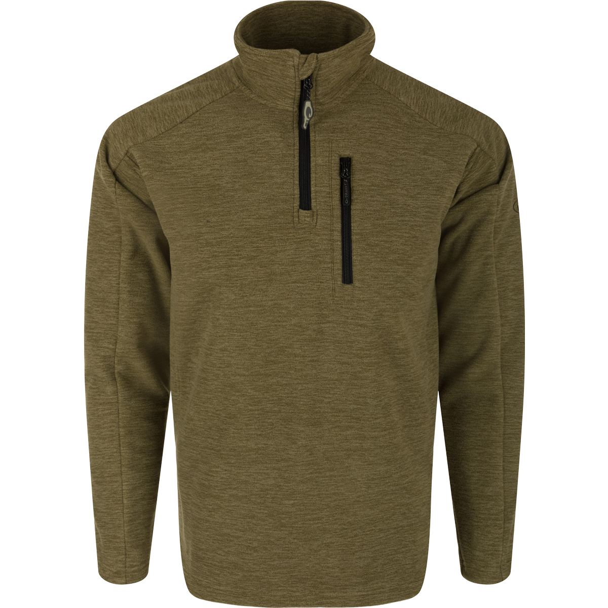 Heathered Windproof 1/4 Zip Pullover - Lightweight Fleece Jacket for Men & Women - Perfect for Hiking, Running & Outdoor Activities