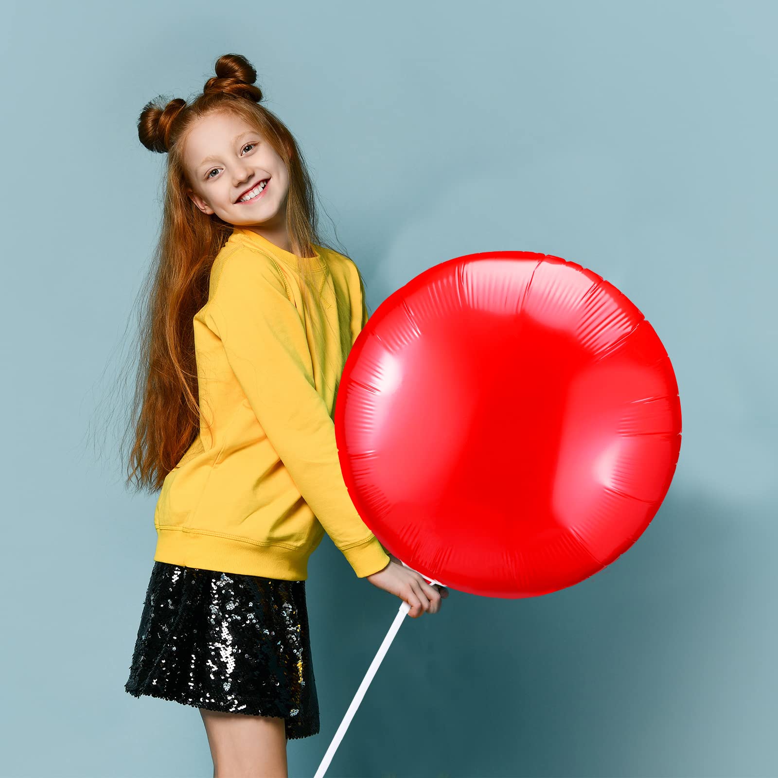 5 Pack Halloween Balloon Decorations Kit - Reusable Balloons with Removable Clips & Poles for Halloween Party, Yard Display, and Spooky Home Decor