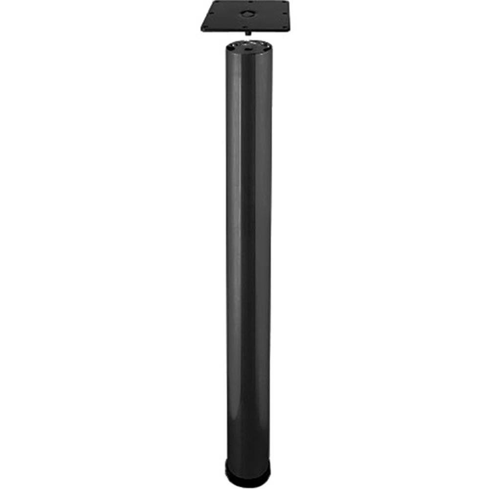 Adjustable Black Table Legs Set of 4 - Heavy Duty Metal Furniture Legs for Dining Tables, Desks, Workbenches & DIY Projects