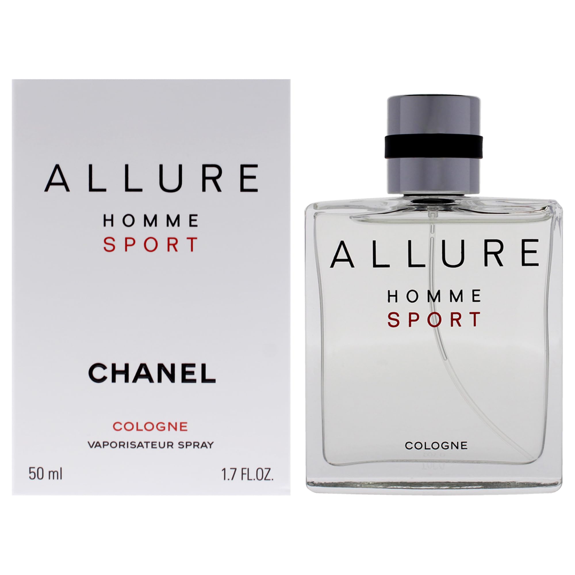 Chanel Allure Homme Sport Cologne for Men - 50ml Eau de Cologne Spray | Fresh & Masculine Scent for Day & Night Wear