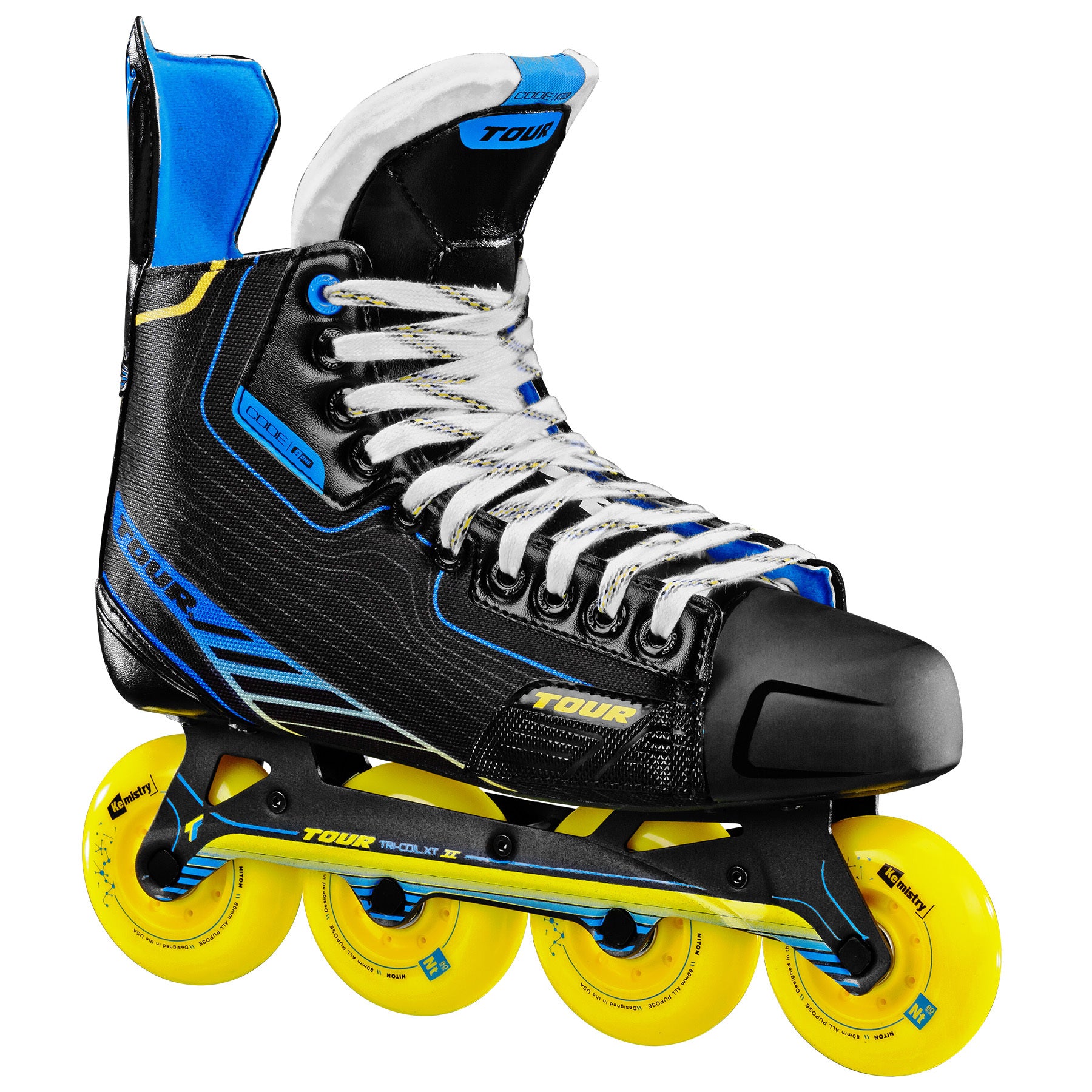 Code 9.one Junior Roller Hockey Skates - Youth Inline Skates for Boys & Girls - Lightweight & Durable for Street & Rink Hockey Practice