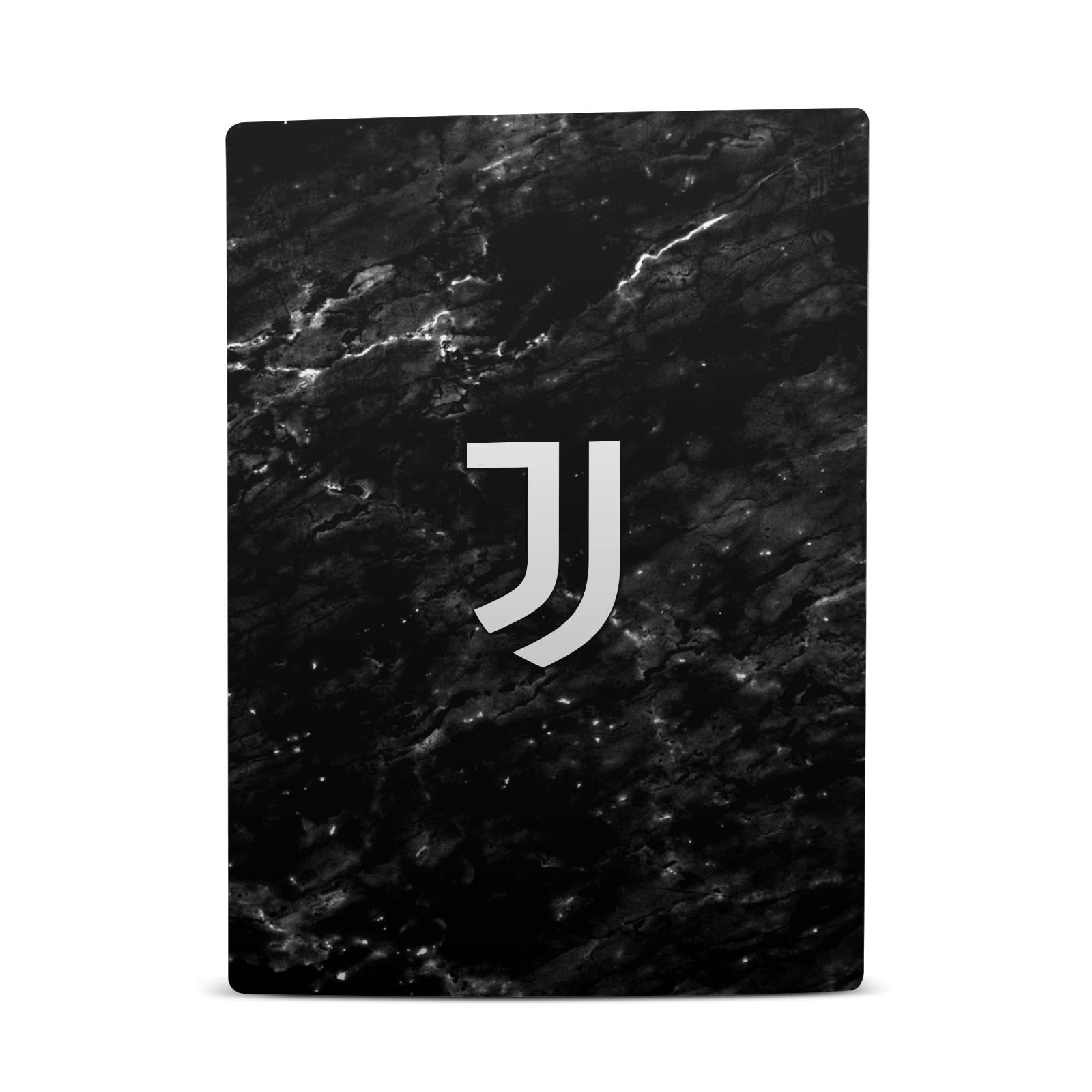 Official Juventus FC Licensed Black Marble Art Vinyl Skin & Front Plate Sticker - Compatible with Sony PS5 Digital & DualSense Controller - Gaming & Home Decor Accessory