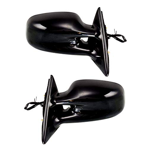 RAREELECTRICAL Replacement Door Mirrors Pair for 1999 Pontiac Grand Am GT Sedan 2.4L - GM1320239 22613596 - Perfect for Driver & Passenger Side Installation, Enhanced Visibility & Safety