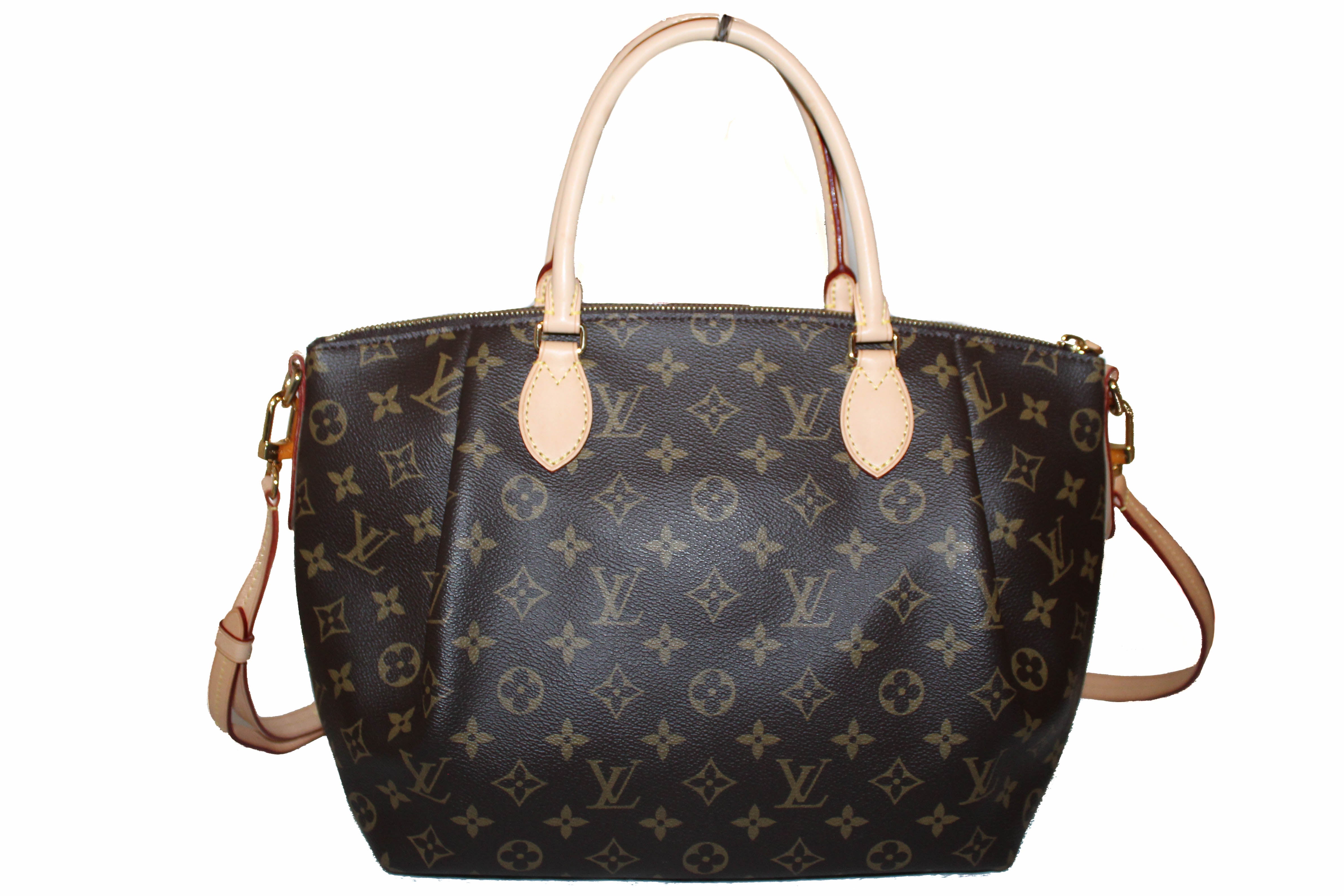 Authentic Louis Vuitton Classic Monogram Turenne MM Handbag Crossbody Bag for Women - Luxury Designer Purse for Work, Travel & Everyday Use