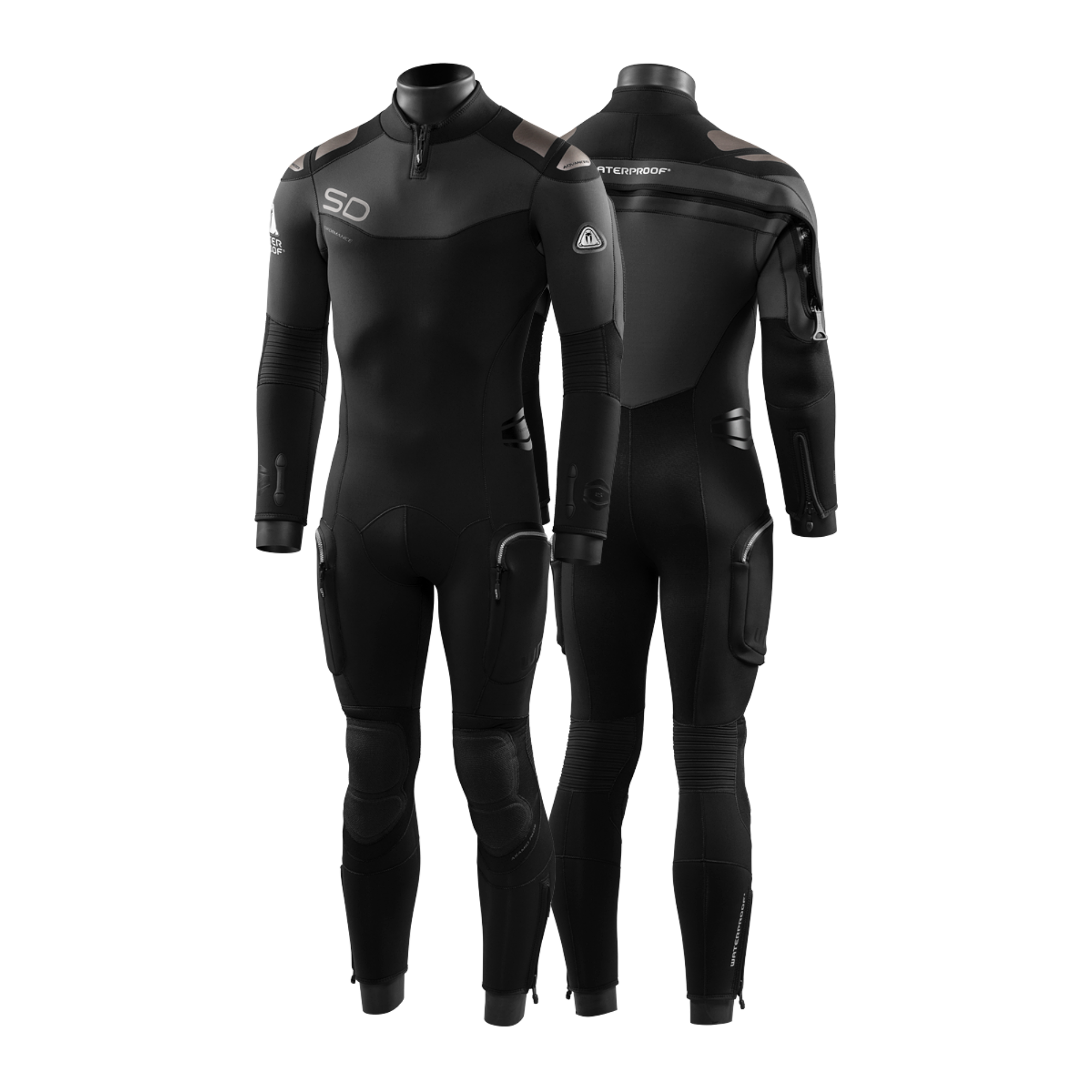 7mm Neoflex Men's Waterproof Semi-Dry Wetsuit for Scuba Diving, Snorkeling & Surfing - Cold Water Protection
