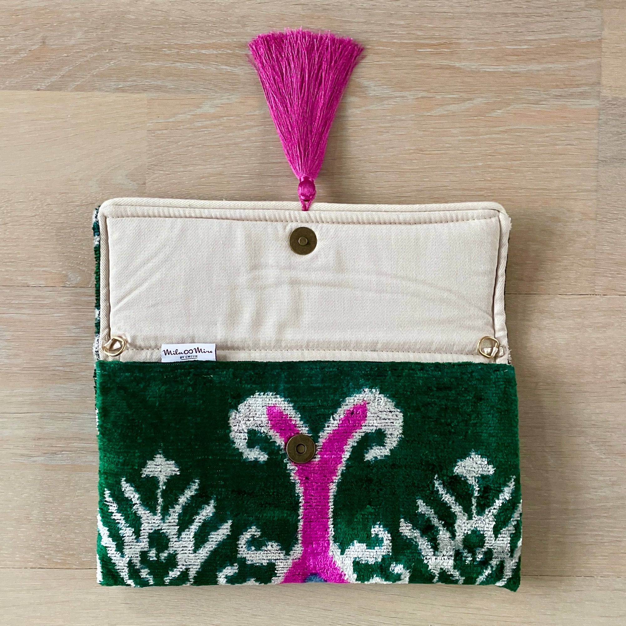 Stylish Ikat Print Clutch Bag for Women - Trendy Handmade Sperlonga Clutch - Perfect for Evening Parties, Weddings & Special Occasions
