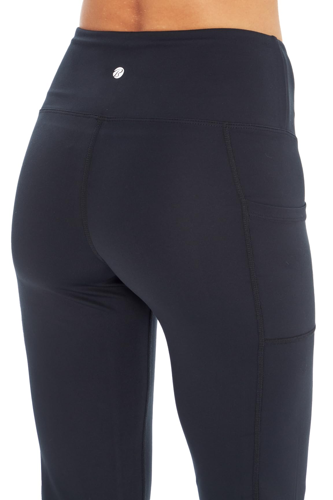 Bally Total Fitness Women's High Rise Bootcut Yoga Pants with Pockets - Comfortable Workout & Lounge Pants for Gym, Running, and Everyday Wear