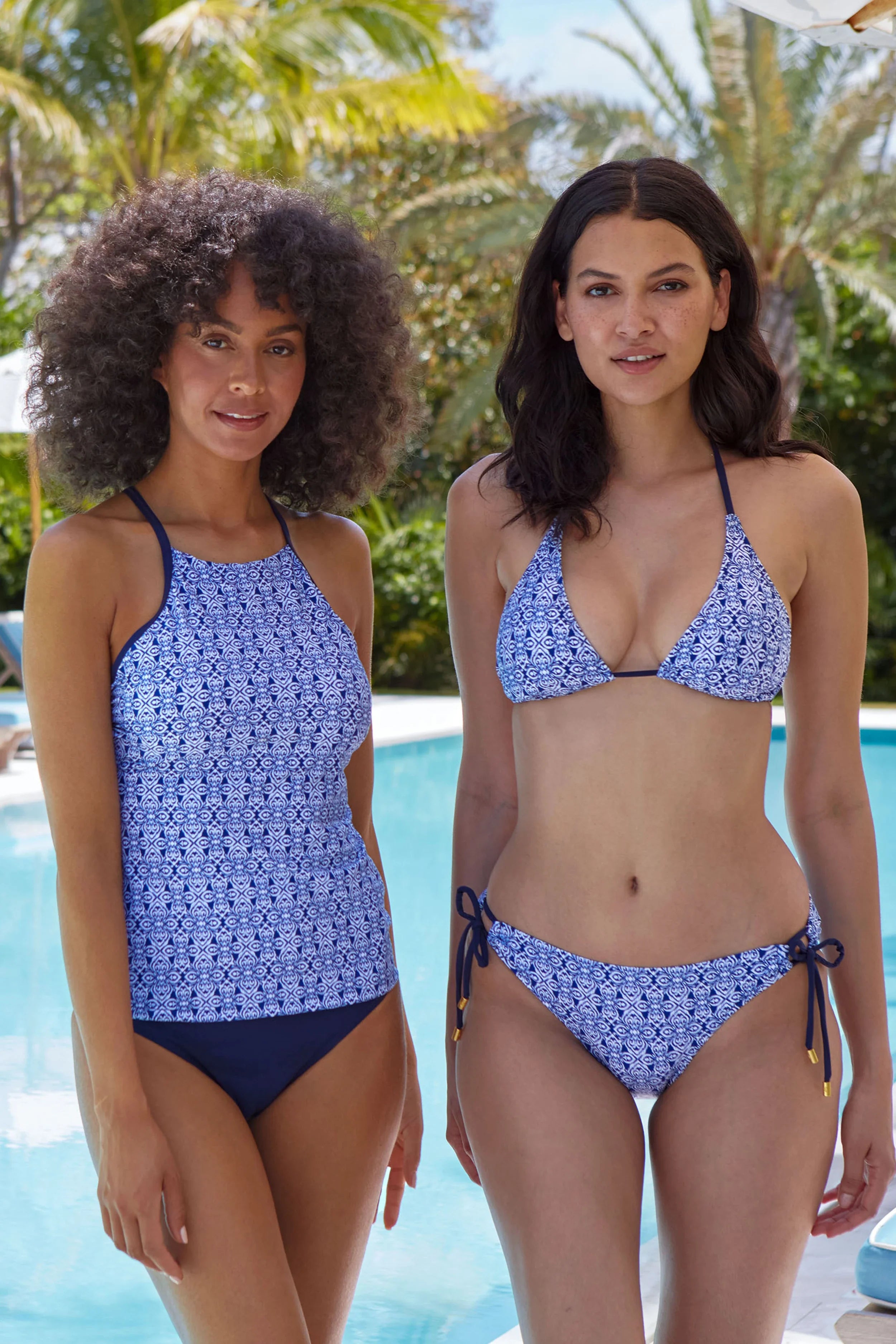 Tangier Navy String Bikini Top - Sexy Swimwear for Beach & Pool Parties | Perfect for Summer Vacations & Tropical Getaways