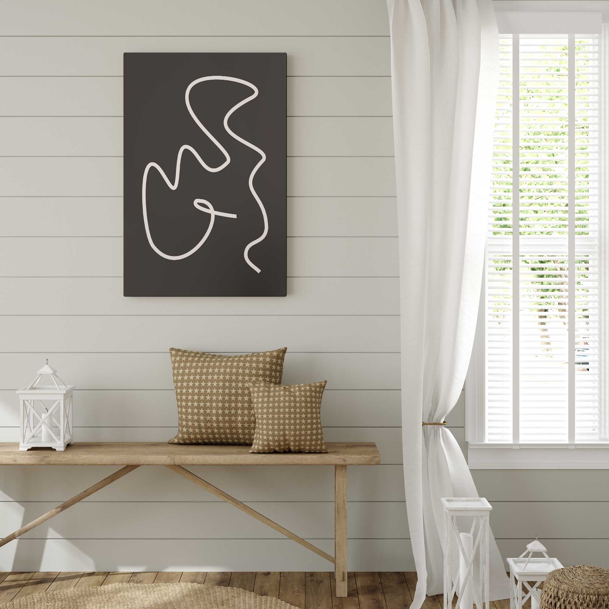 Depth & Movement I Abstract Art Painting on Canvas - Modern Wall Decor for Living Room, Bedroom & Office