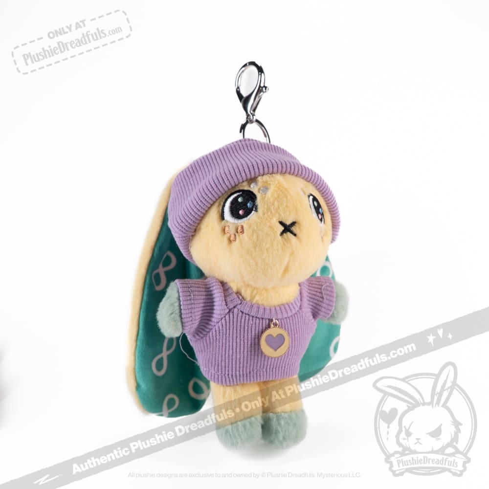 Adorable Mini Plush Outfit - Soft Purple Sweater & Matching Beanie Set for Stuffed Animals | Perfect for Doll Dressing, Gift Giving & Photo Props