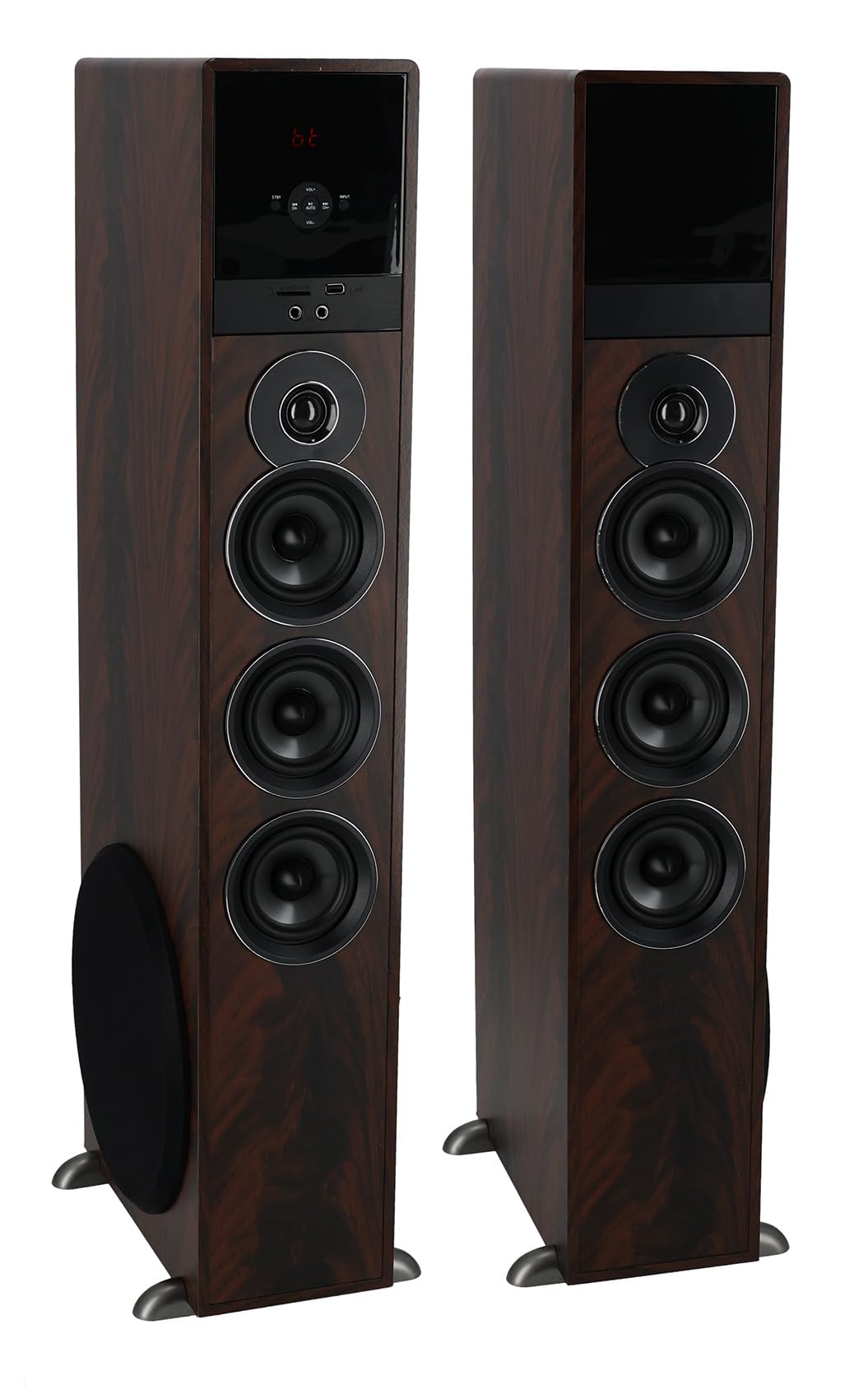 Rockville TM150D 1000W Powered Home Theater Tower Speaker System with 10
