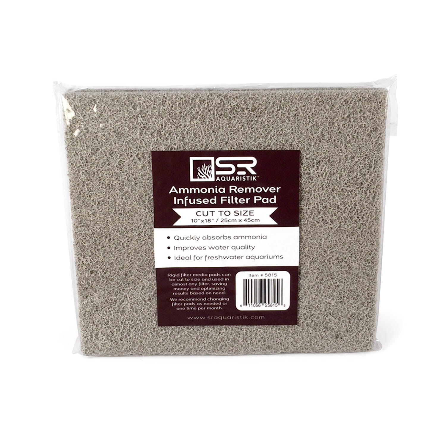 Best Ammonia Remover Filter Pad for Aquariums – Eliminates Toxic Ammonia in Fish Tanks, Ponds & Aquatic Habitats | Ideal for Freshwater & Saltwater Fish Care