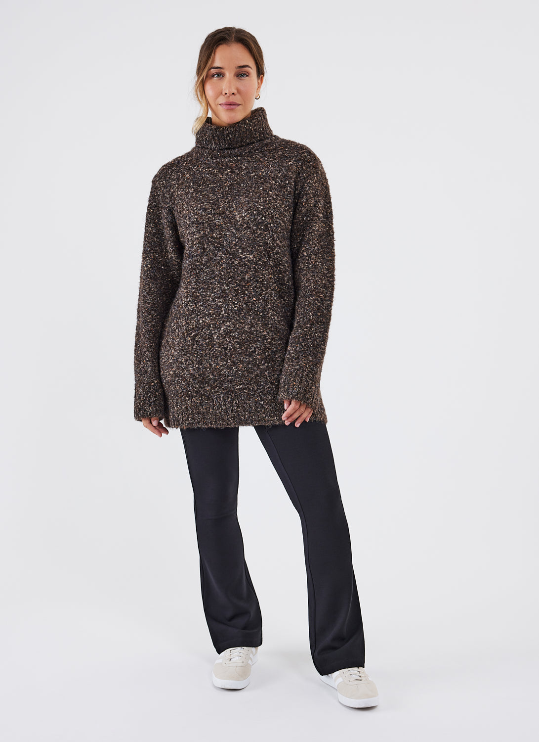 Naka 2.0 Long Sleeve Sweater for Women - Soft Comfortable Pullover Knit Top - Perfect for Fall Winter Fashion, Office Wear & Casual Outfits