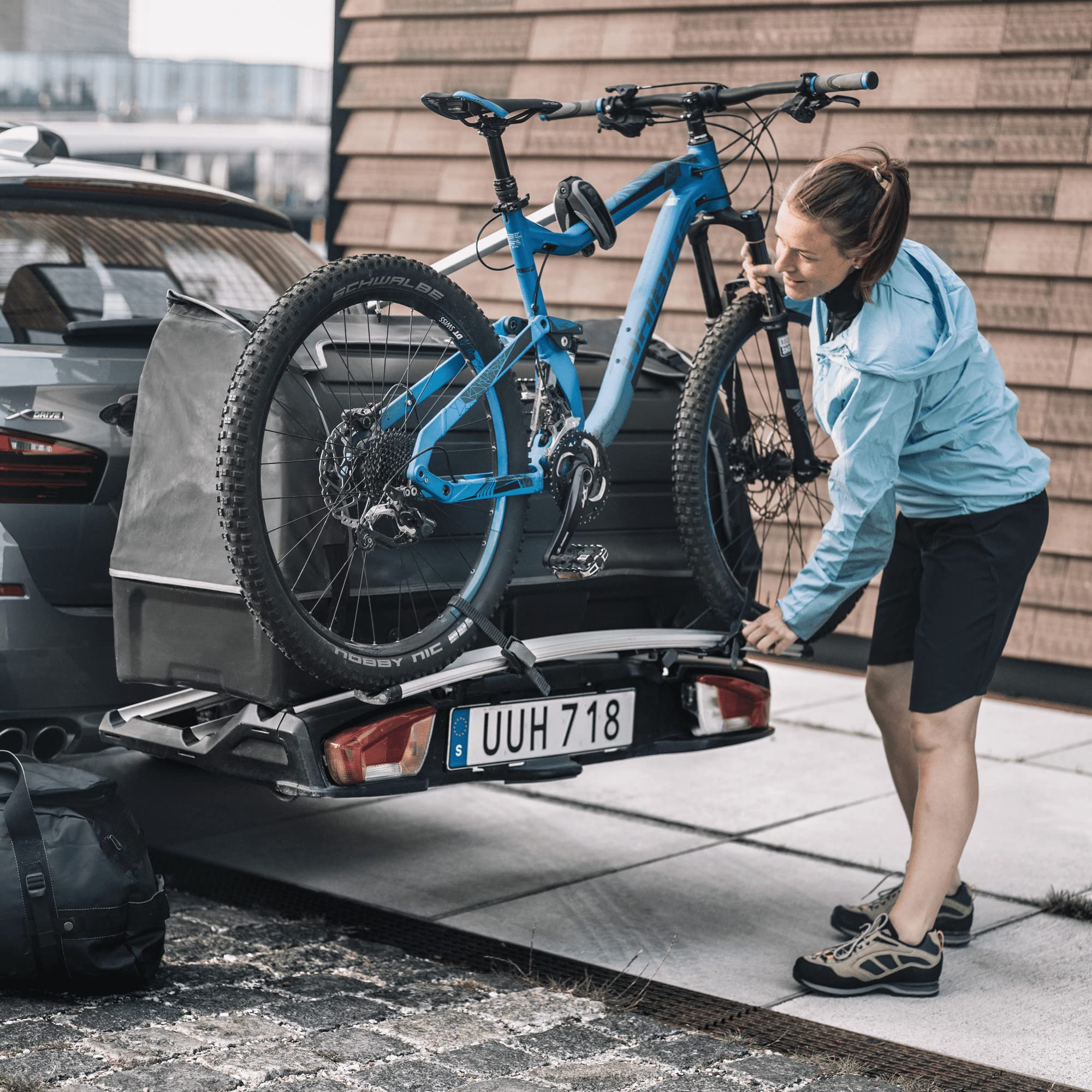 Thule 939200 Backspace XT 4th Bike Rack - Secure & Easy-to-Install Bike Carrier for SUVs, Trucks & Vans - Perfect for Road Trips, Camping & Outdoor Adventures