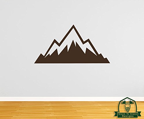 Jagged Mountain Range Wall Decal - 45