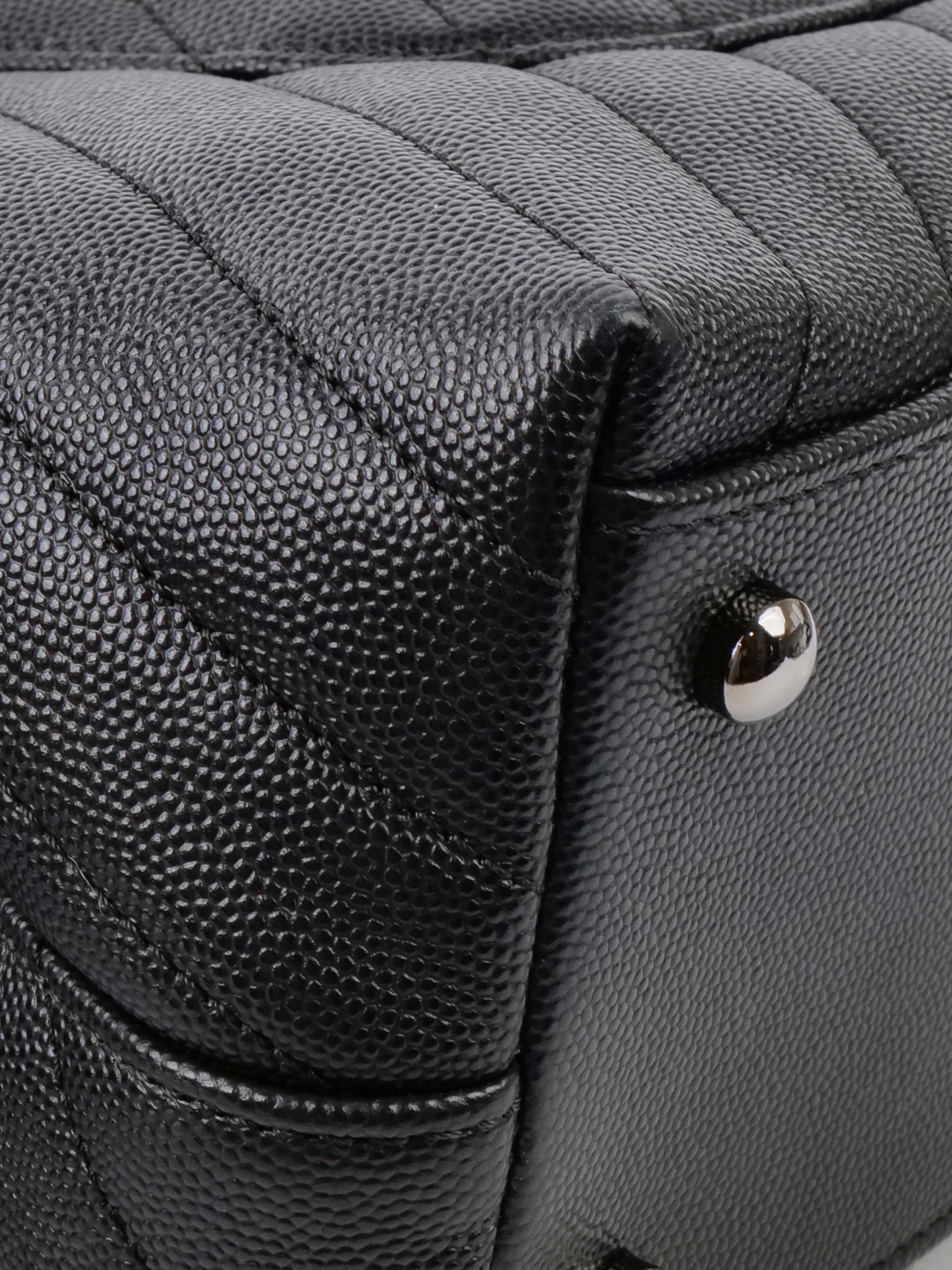 Chanel Medium Chevron So Black Coco Handle Bag - Luxury Quilted Leather Crossbody Purse for Women | Perfect for Evening Parties, Date Nights & Special Occasions