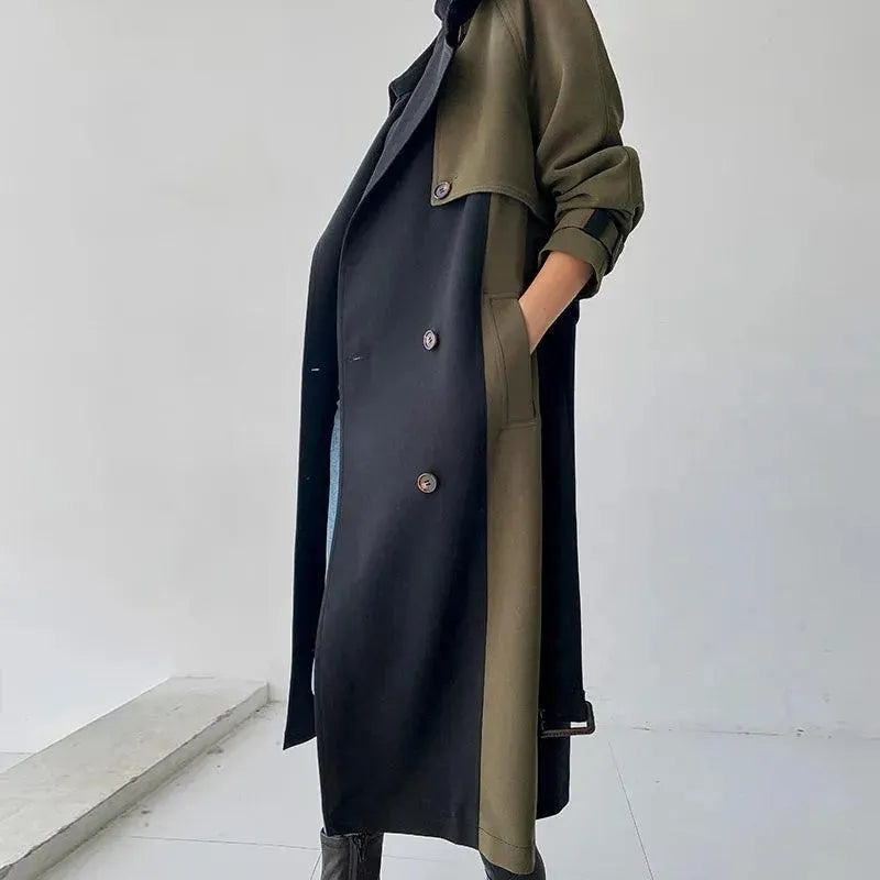 Women's Casual Winter Trench Coat - Waterproof Warm Long Overcoat for Cold Weather | Perfect for Work, Travel & Outdoor Activities