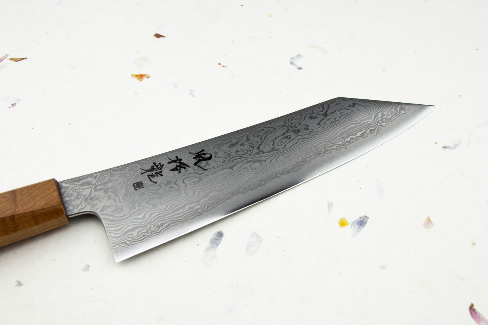 Premium Ryusen Fukakuryu 170mm Santoku Knife - Japanese High-Carbon Steel Blade for Professional Chefs & Home Cooking - Perfect for Slicing, Dicing & Mincing Vegetables, Meat & Fish
