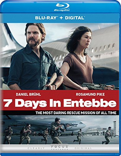 7 Days in Entebbe Blu-ray + Digital - Action Thriller Movie Based on True Events - Perfect for Movie Nights & Home Entertainment