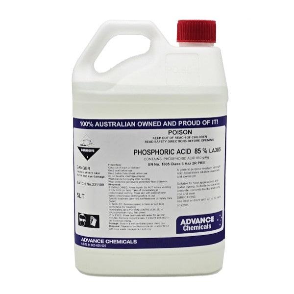 High-Purity 85% Phosphoric Acid for Industrial & Food Grade Use - Advanced Chemicals | Metal Cleaning, Rust Removal, pH Adjustment, Fertilizer Production