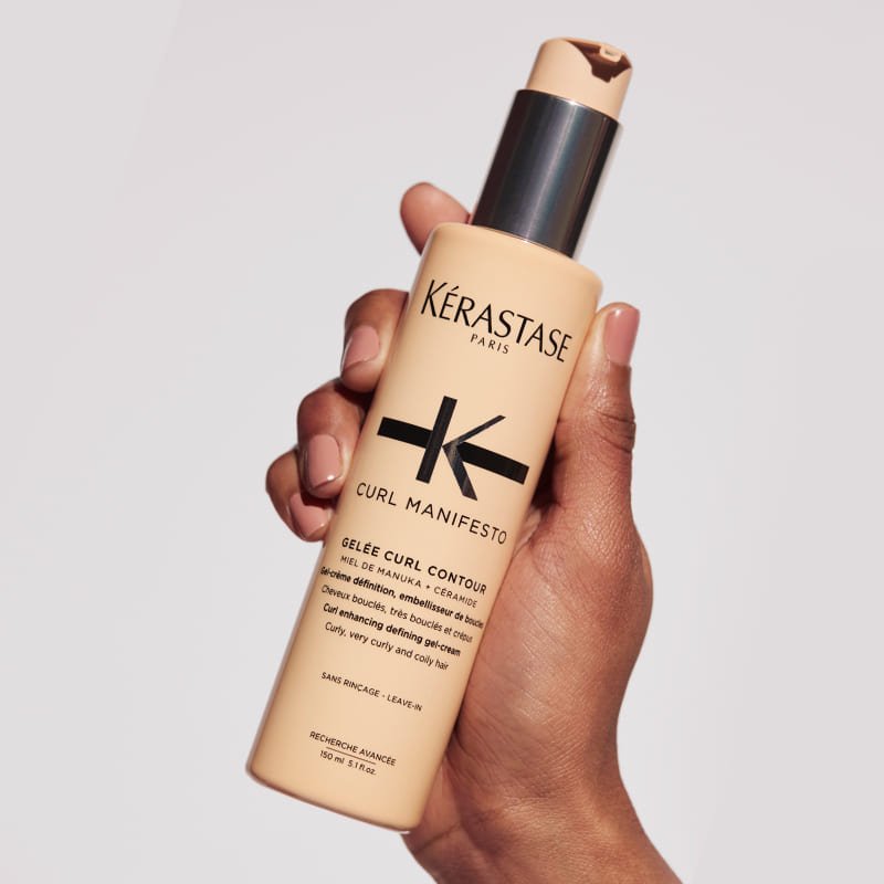 Kérastase Curl Manifesto Curl Defining Gel Cream - Hydrating & Enhancing for Curly Hair - Perfect for Daily Styling & Frizz Control