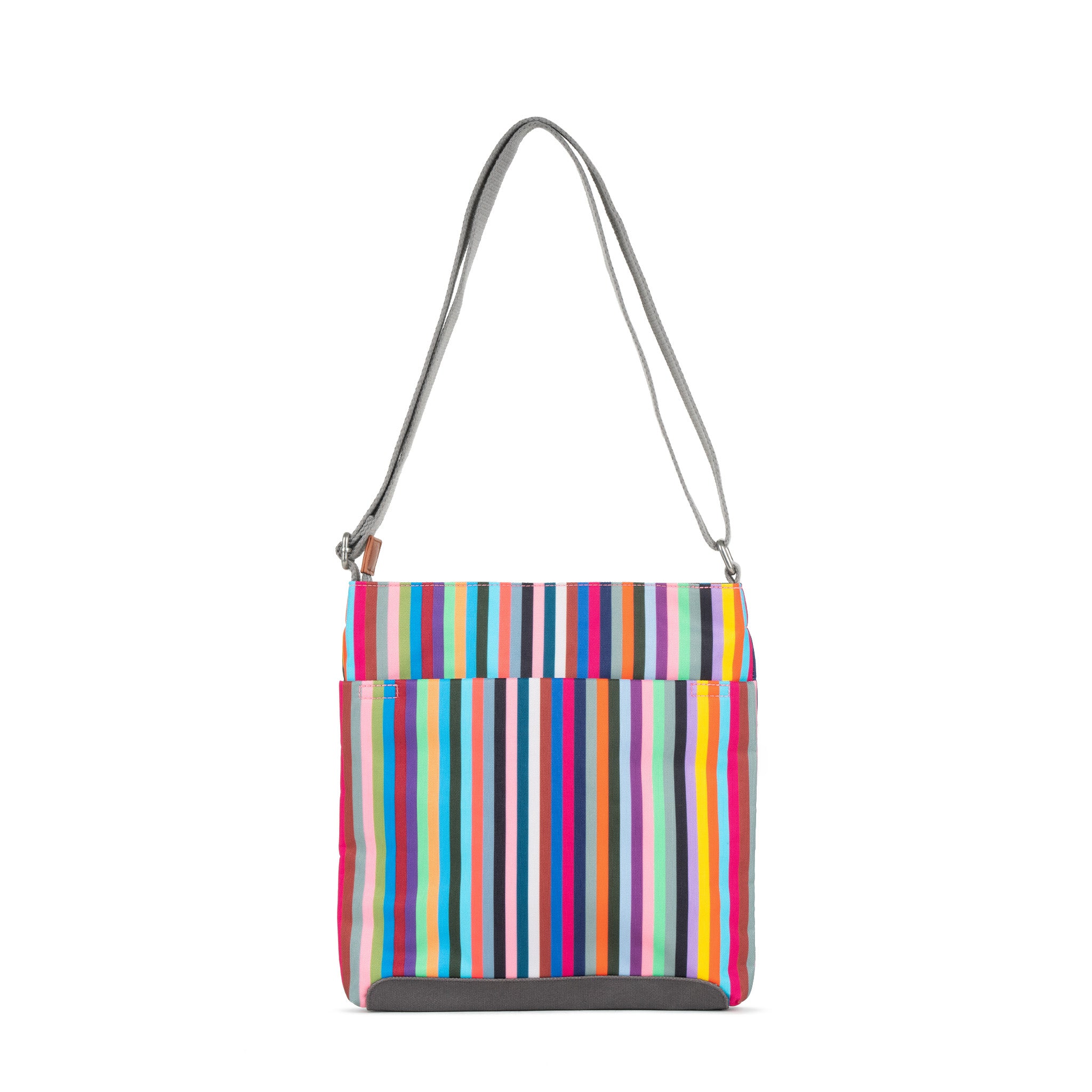Kennington B Multi Stripe Recycled Canvas Tote Bag - Eco-Friendly Fashion Accessory for Work, Travel & Shopping